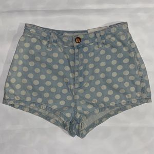 NWT Topshop Polka Dot High Waisted Shorts